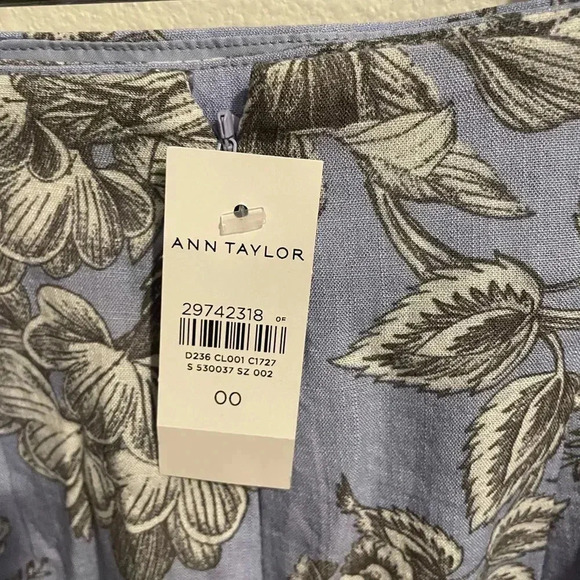NWT Ann Taylor wrap‎ floral skirt size 00 - Picture 5 of 7